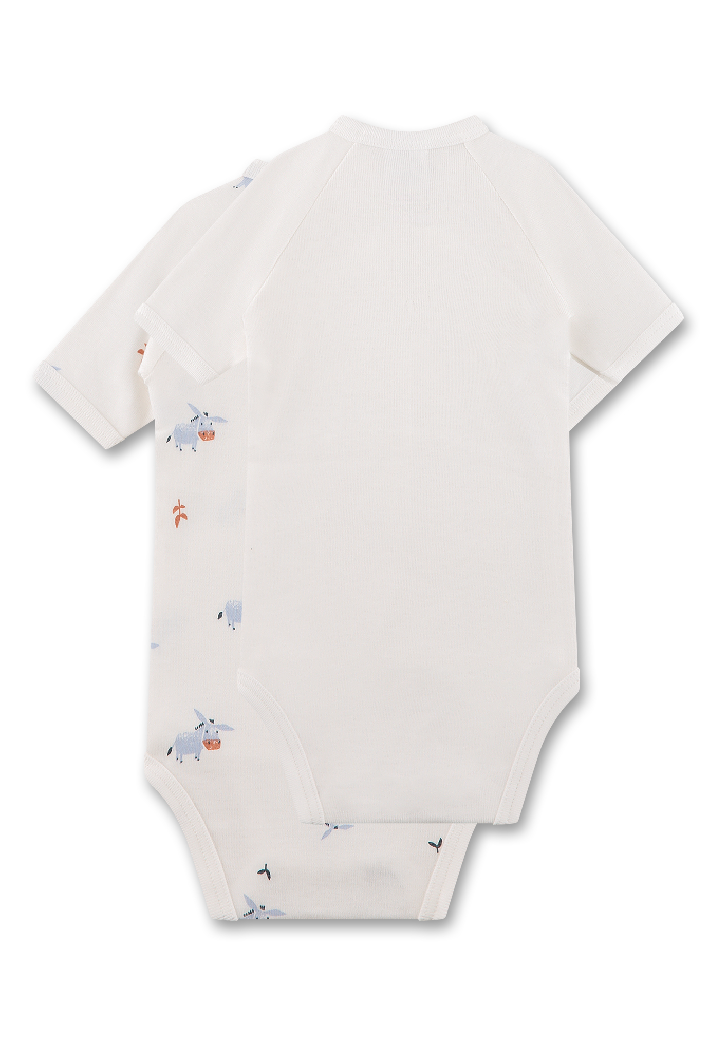 Baby-Wickelbody (Doppelpack) off-white