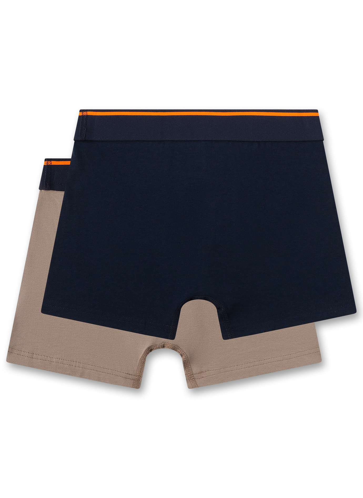 Jungen-Hipshorts (Doppelpack) in Braun