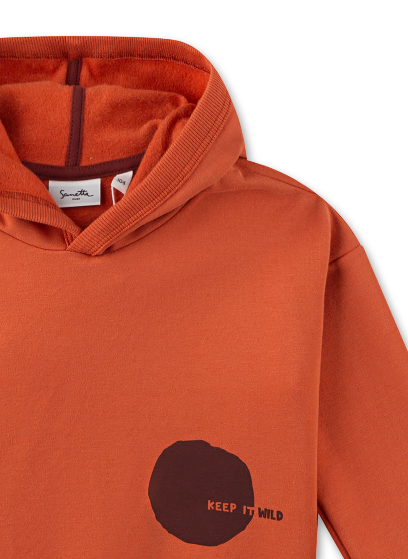 Jungen-Sweatshirt Orange