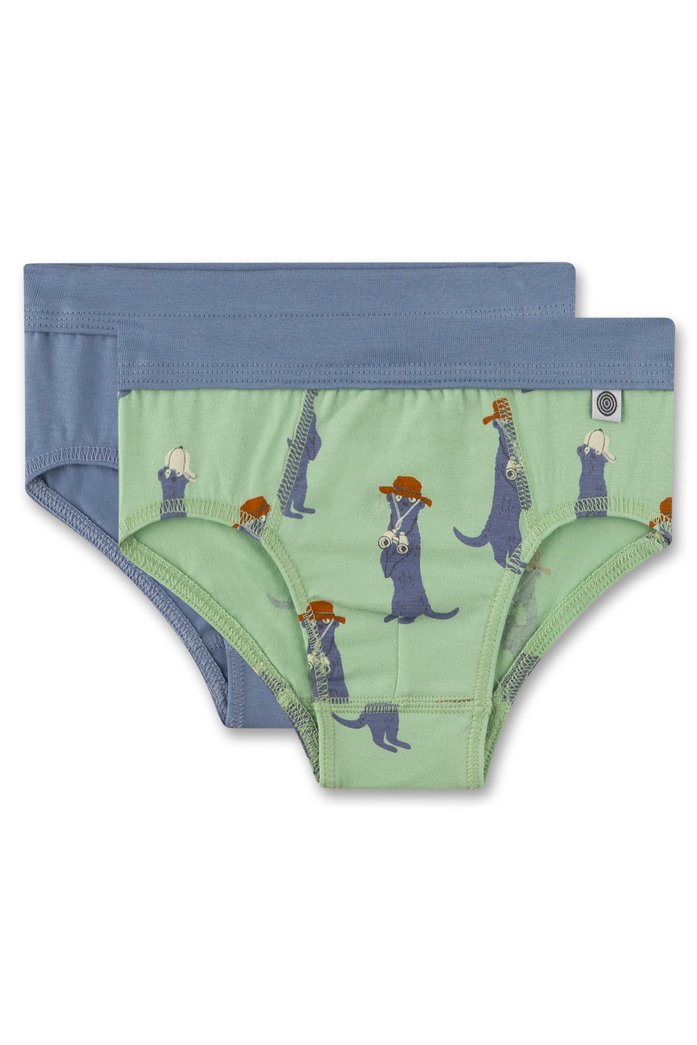 Jungen-Slips (Doppelpack) grün & blau