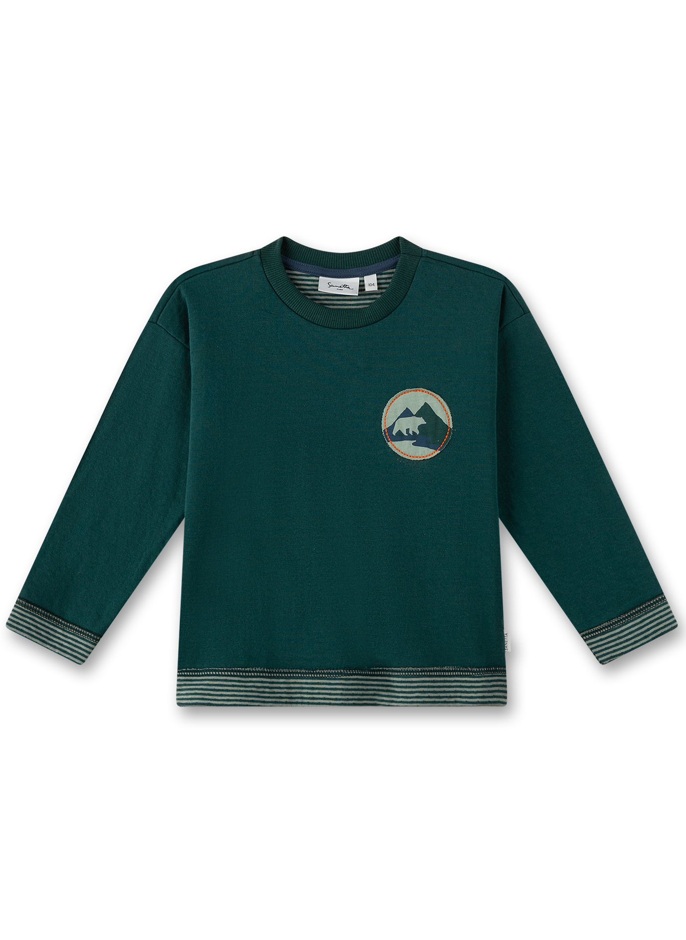 Jungen-Sweatshirt Grün