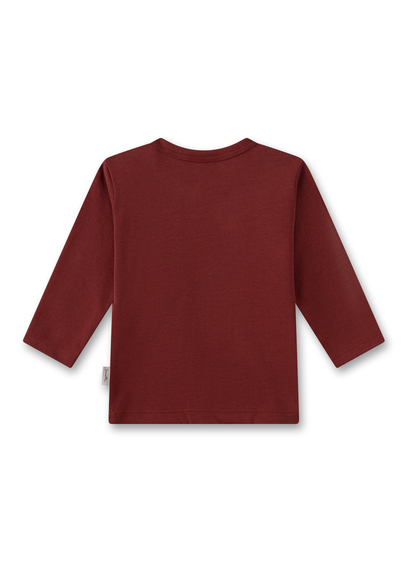 Jungen-Langarmshirt Rot