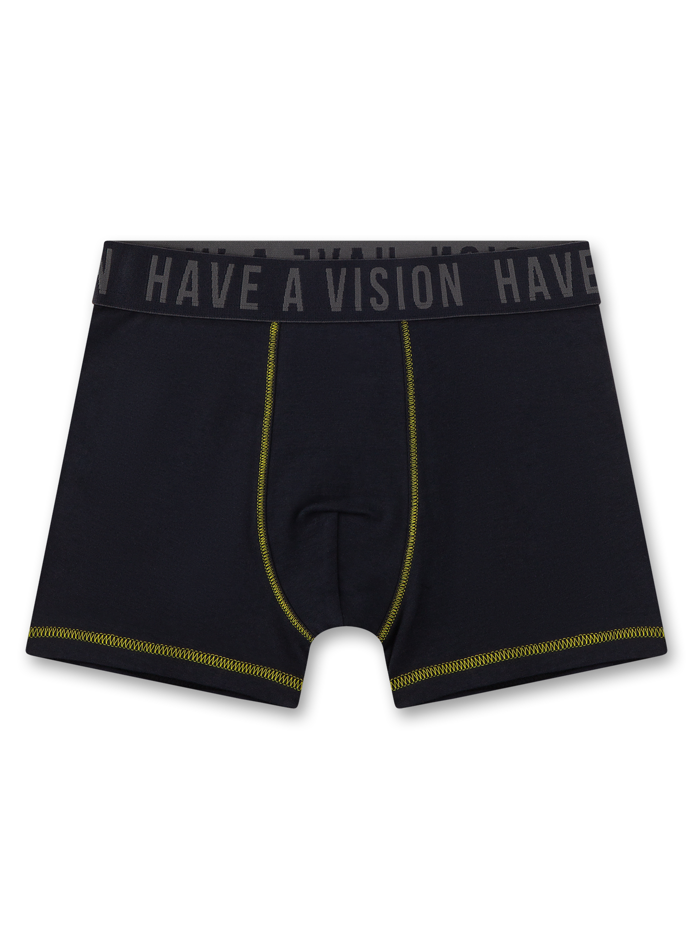 Jungen-Hipshorts (Doppelpack) Schwarz & Gelb 