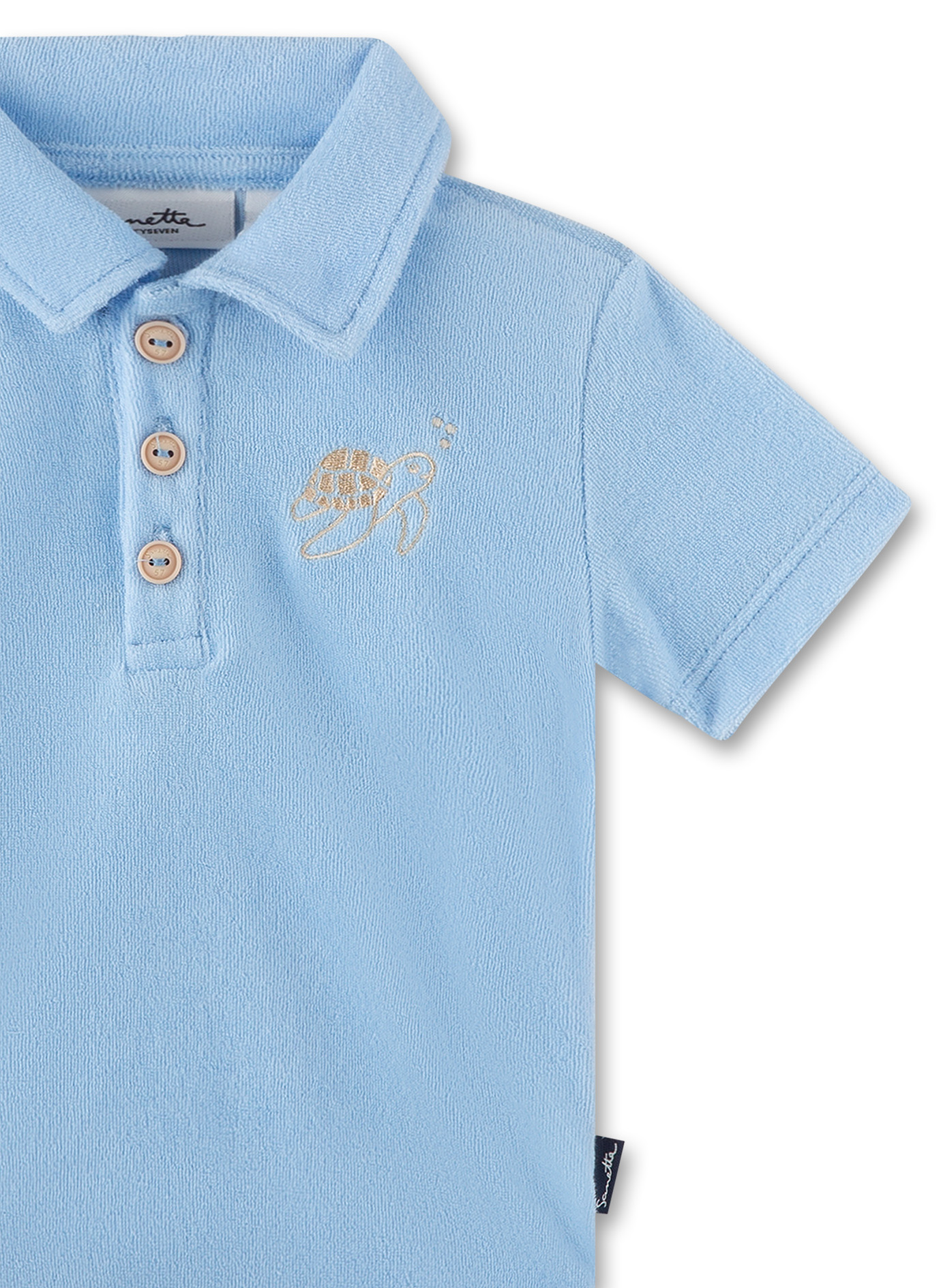 Jungen-Poloshirt Hellblau