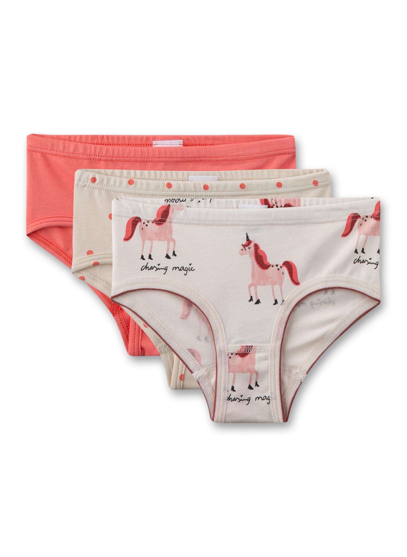 Mädchen-Hipslip (Dreierpack) Off-White