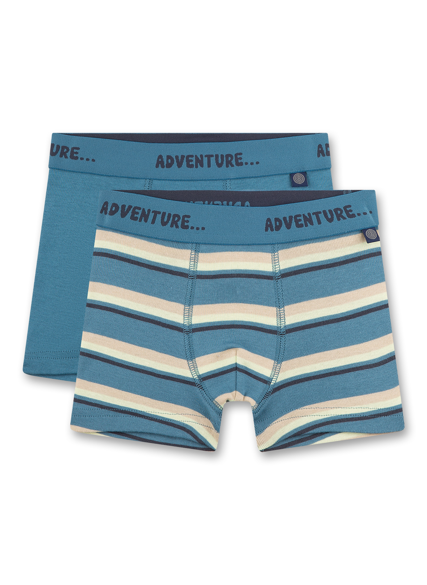 Jungen-Shorts (Doppelpack) Blau