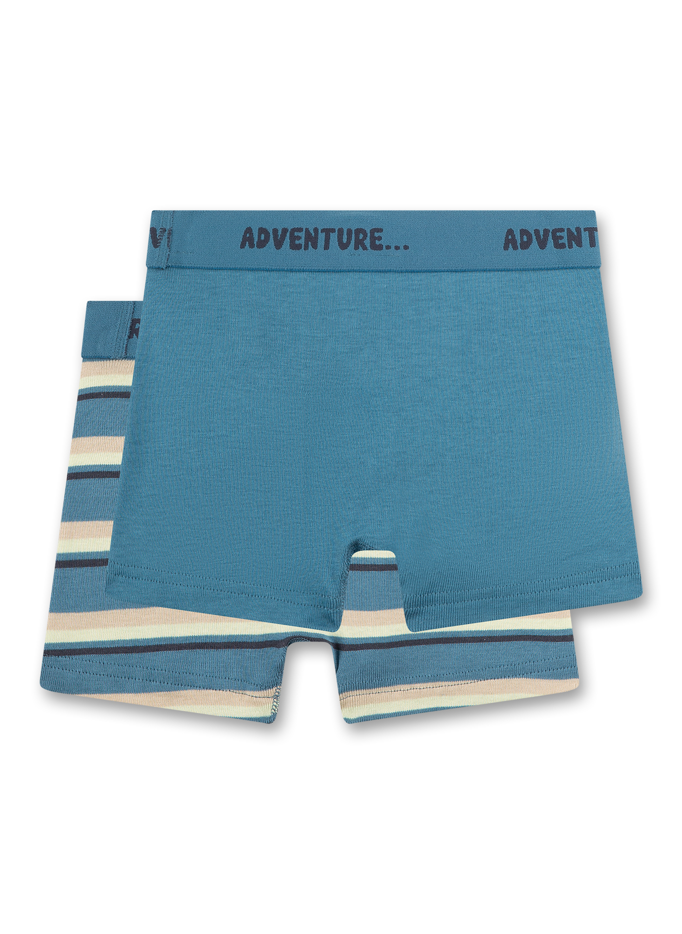 Jungen-Shorts (Doppelpack) Blau