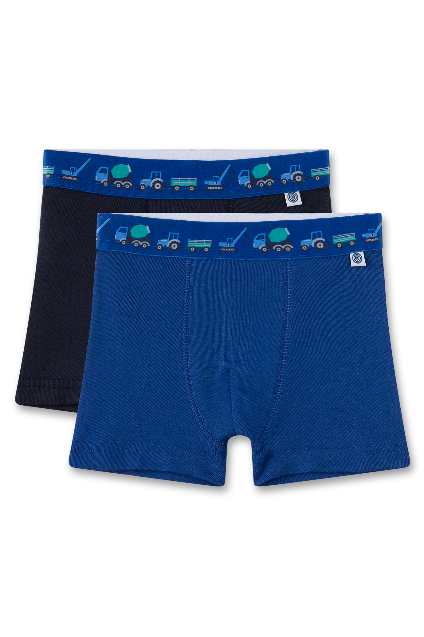 Jungen-Hipshorts (Doppelpack) blau