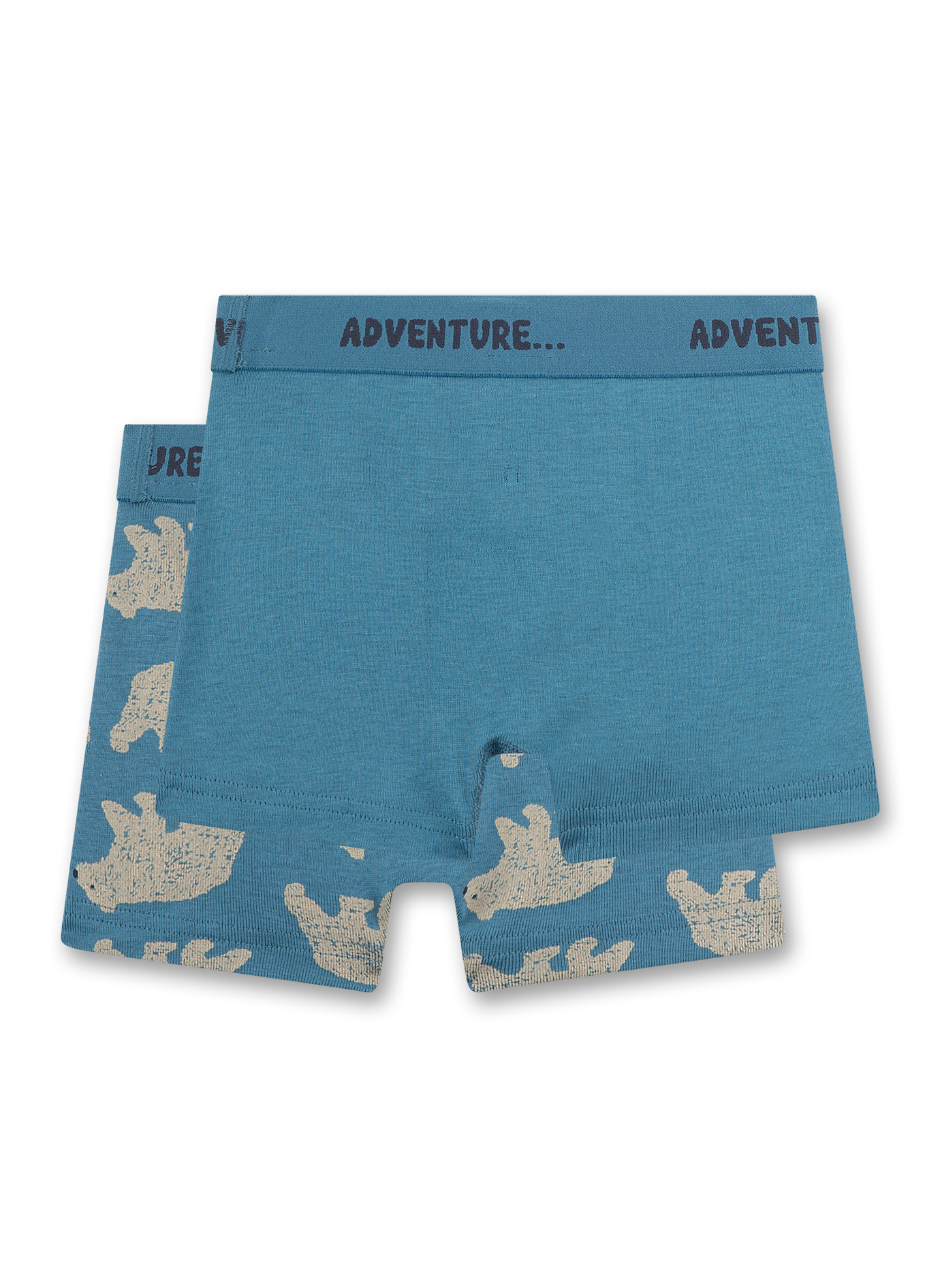 Jungen-Shorts (Doppelpack) Blau