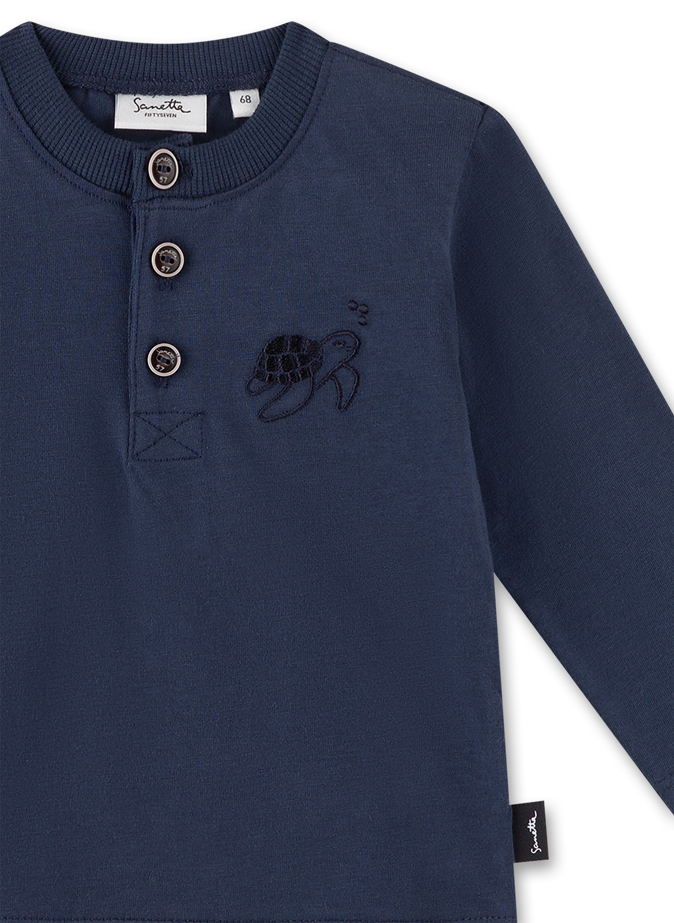 Jungen-Langarmshirt Blau