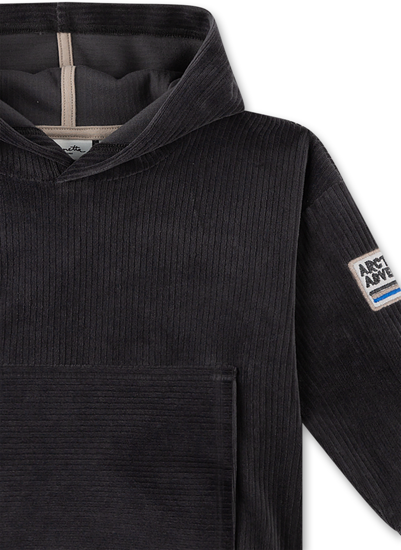 Jungen-Kapuzensweatshirt Grau