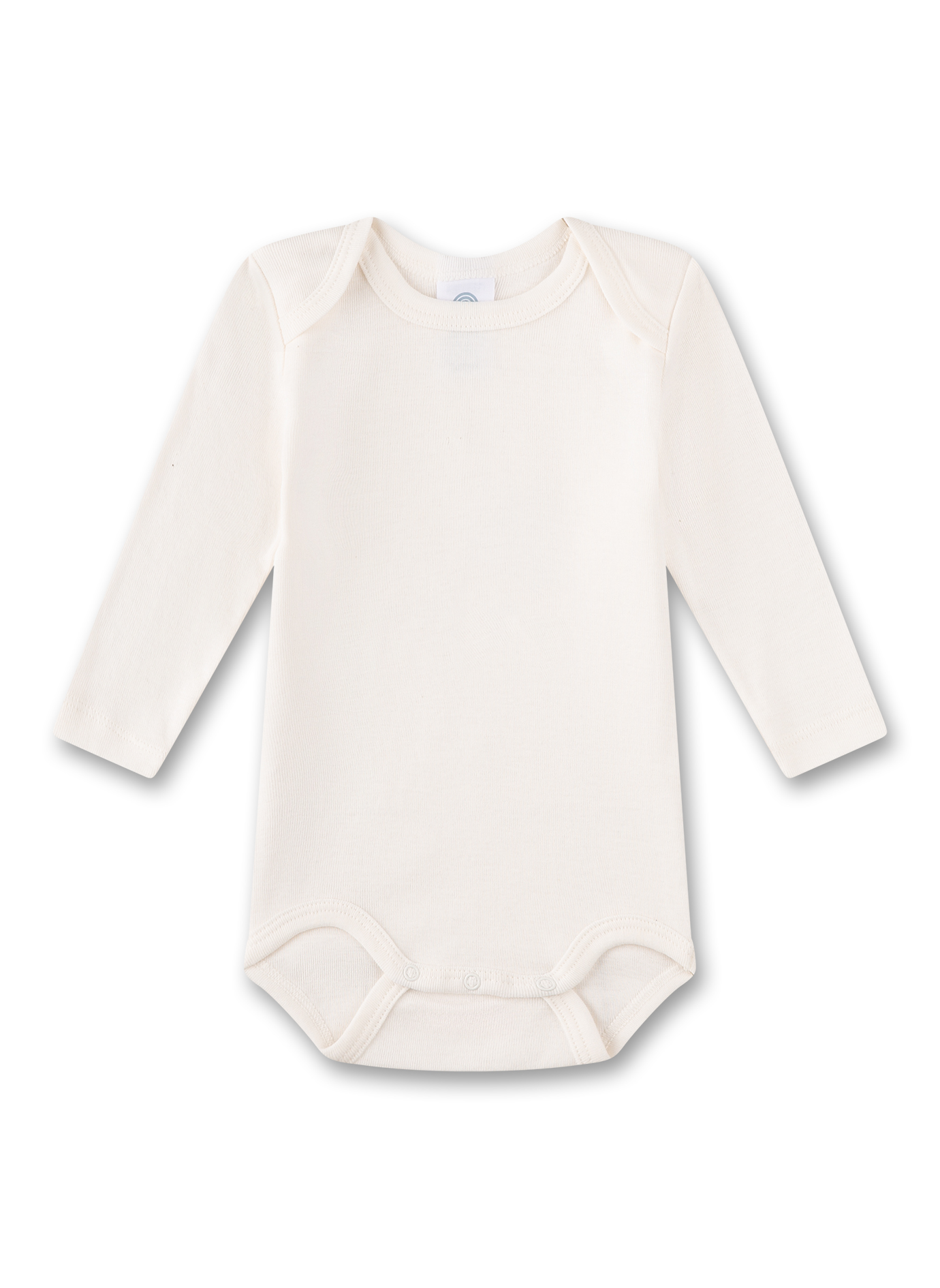 Baby-Body langarm (Doppelpack) Beige mit Fahrzeugen ununifarben Beige  