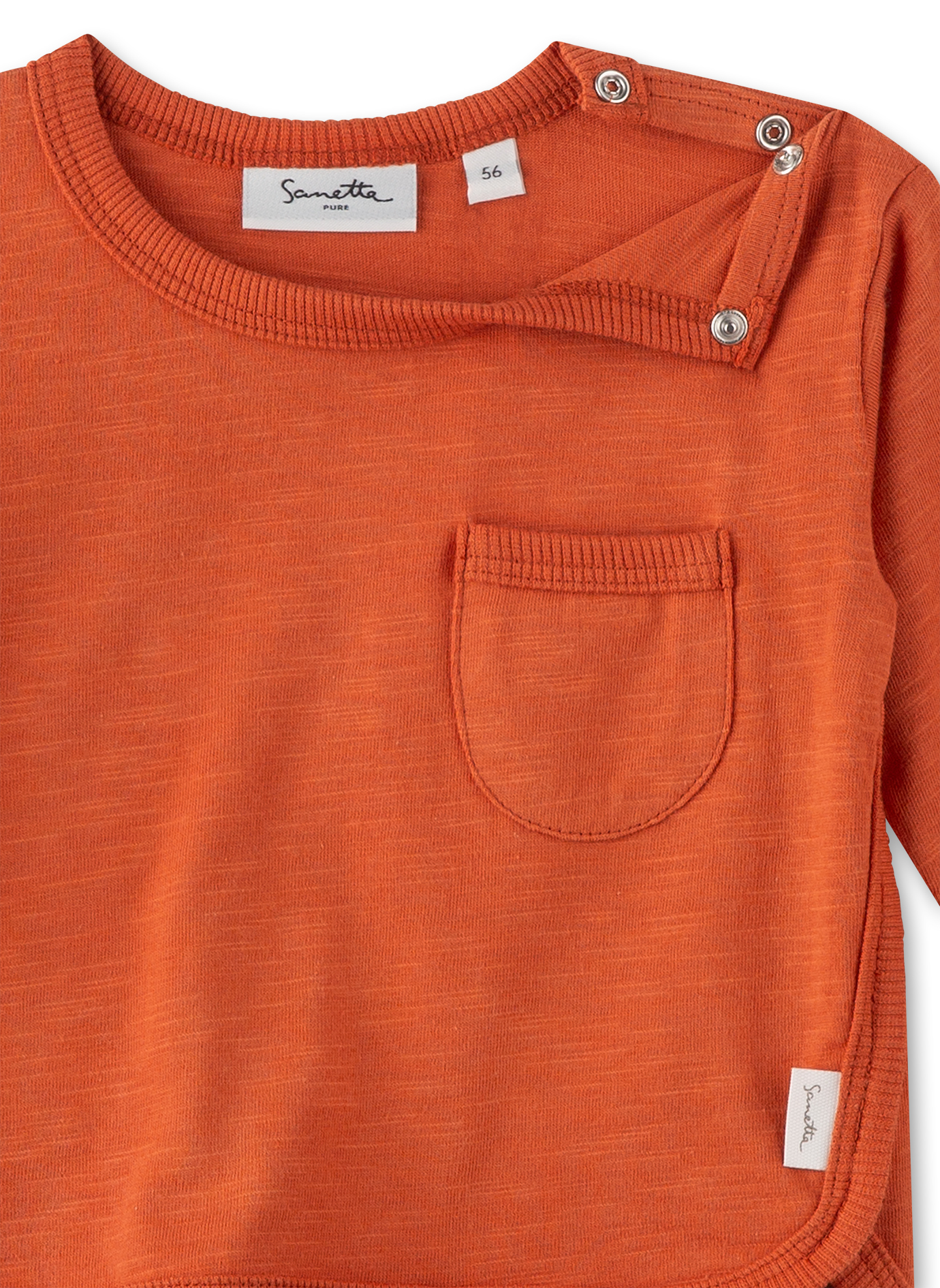 Jungen-Langarmshirt Orange