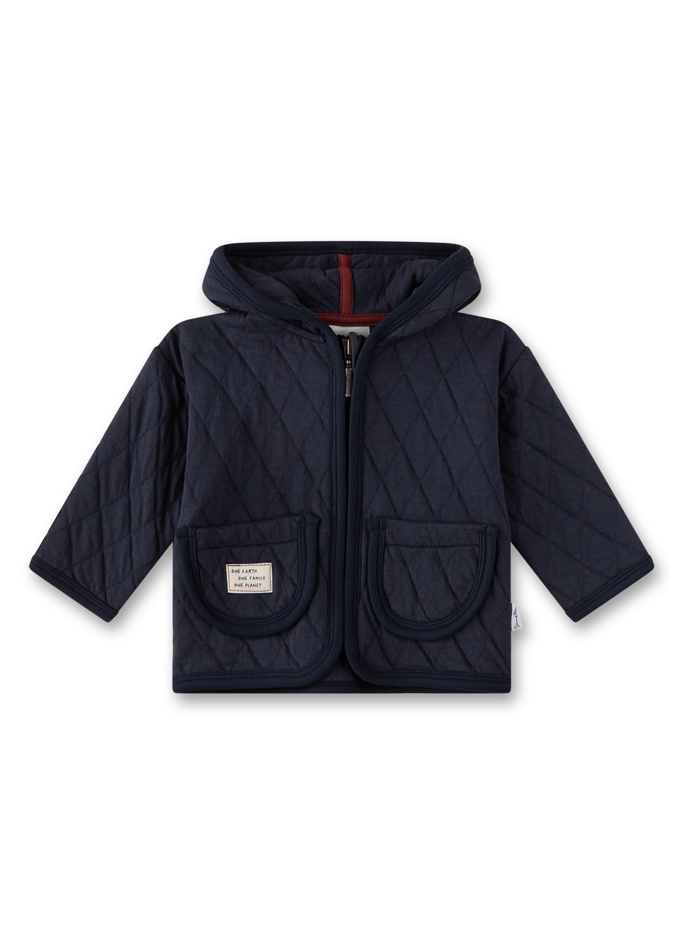 Jungen-Steppjacke Dunkelblau