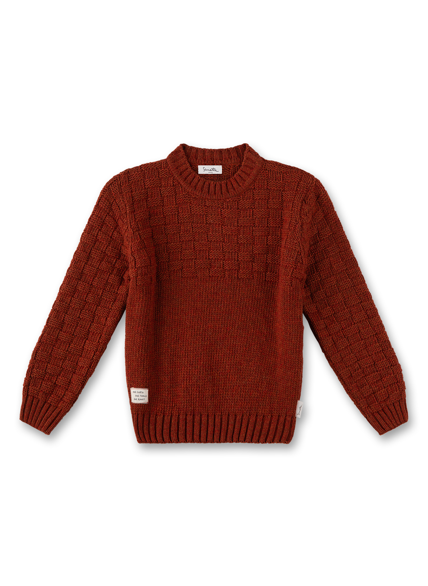 Sanetta Strick-Pullover Rot