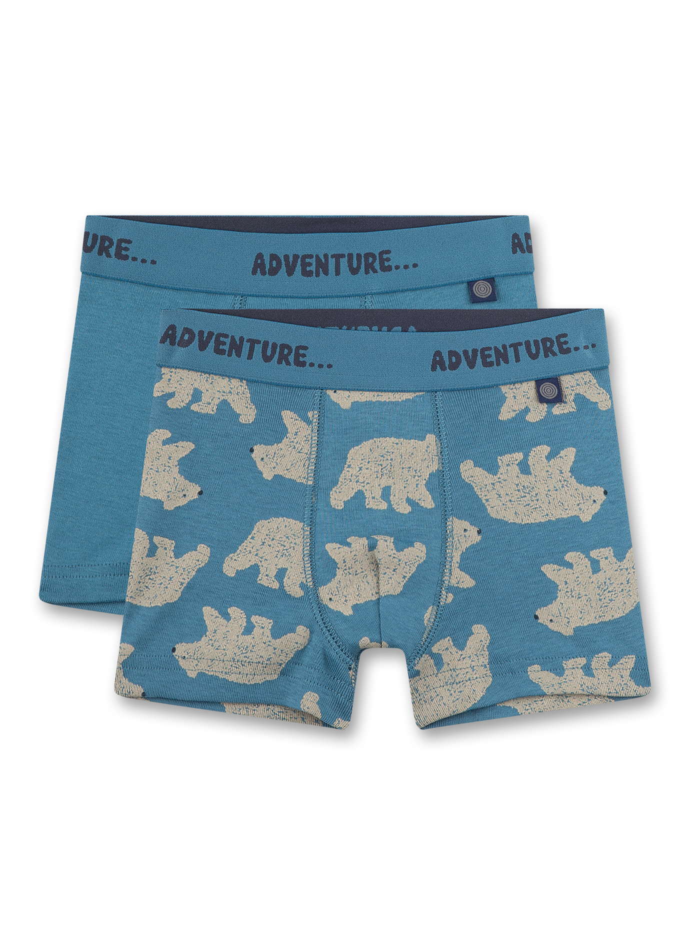 Jungen-Shorts (Doppelpack) Blau