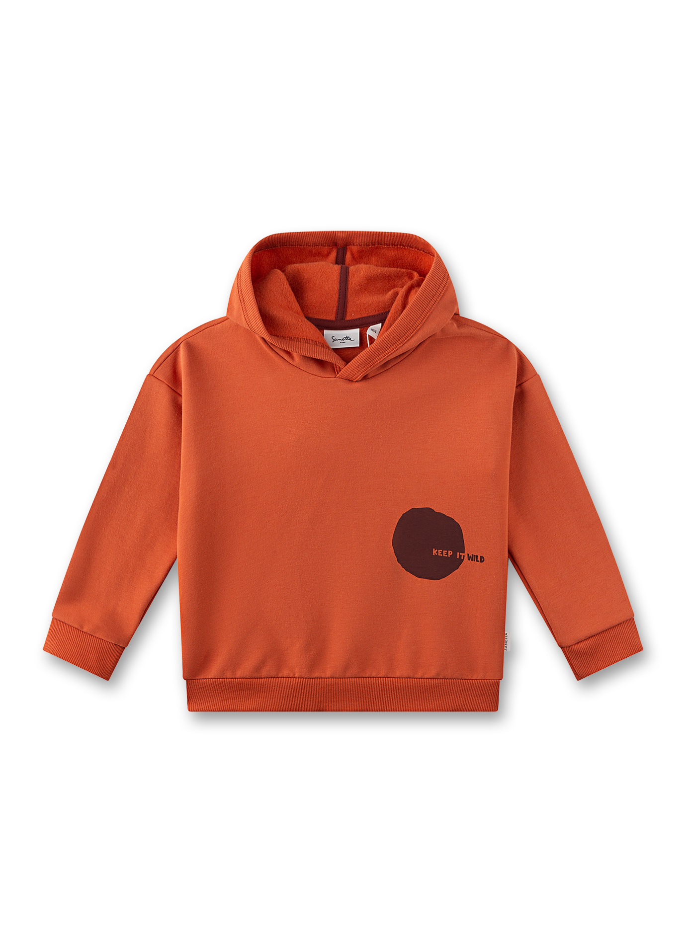 Sanetta Jungen-Sweatshirt Orange