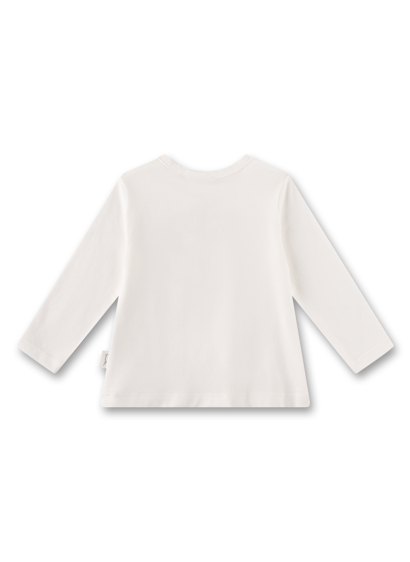 Mädchen-Langarmshirt Off-White