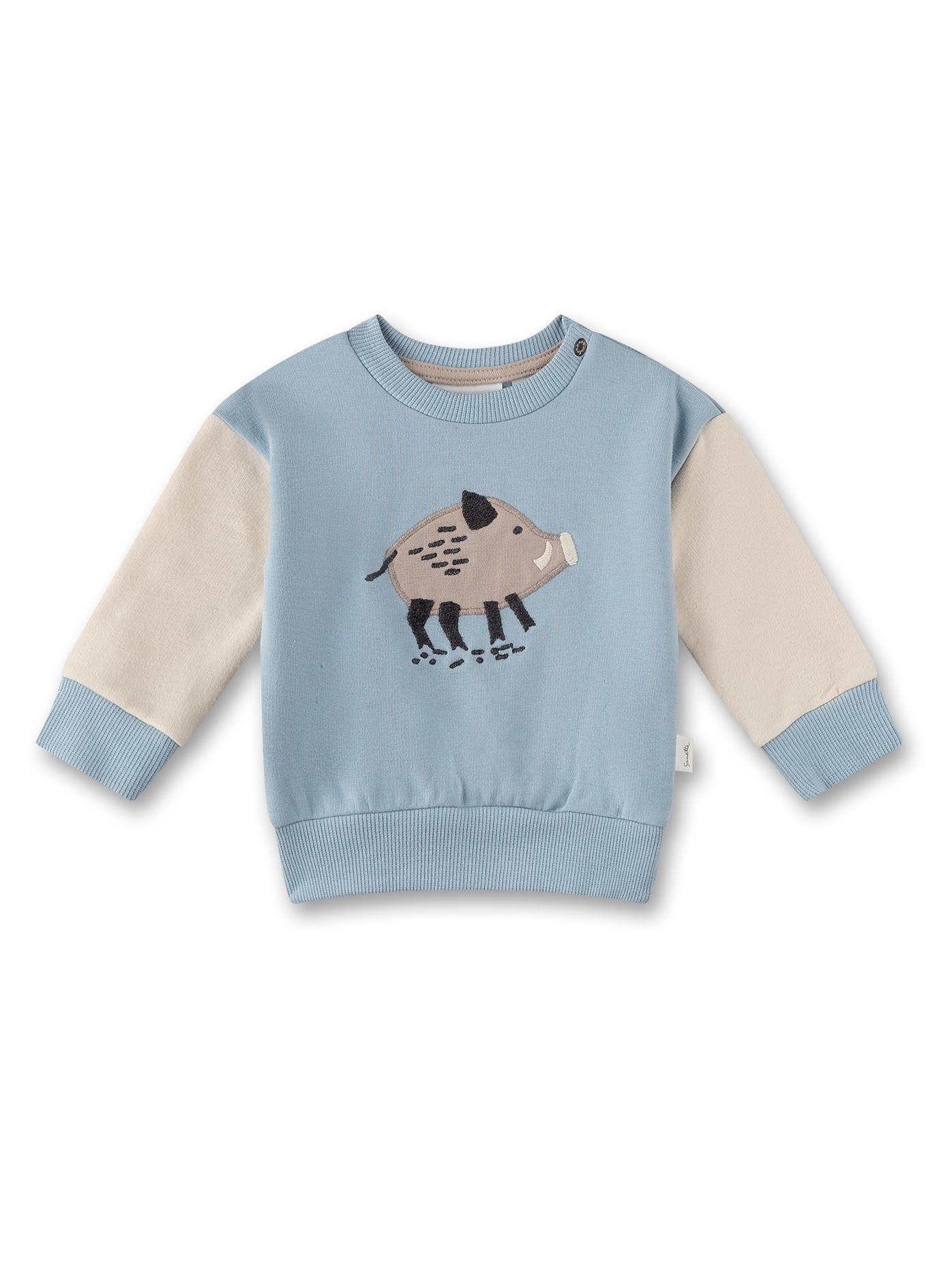 Jungen-Sweatshirt Hellblau