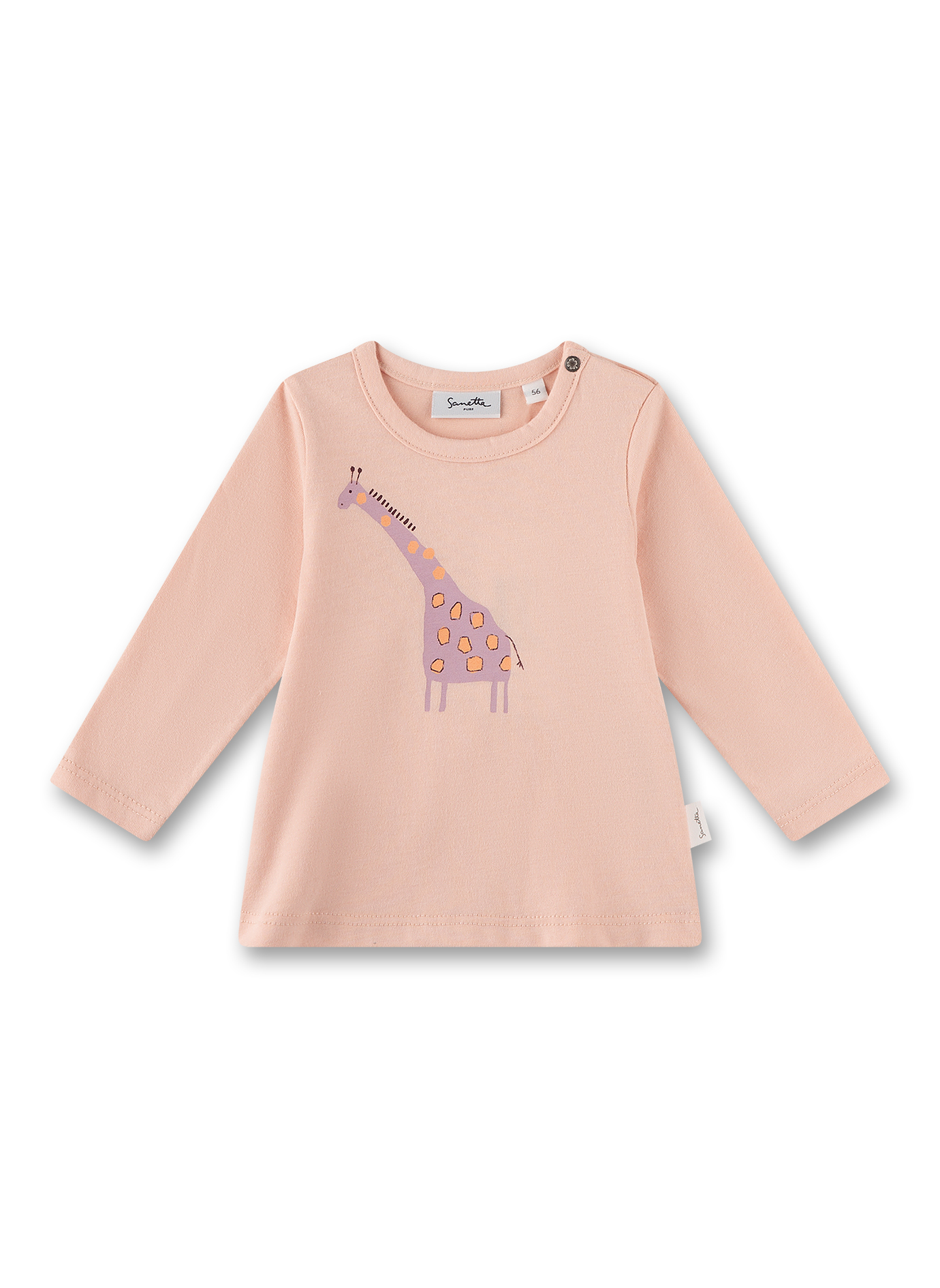 Mädchen-Langarmshirt Rosa