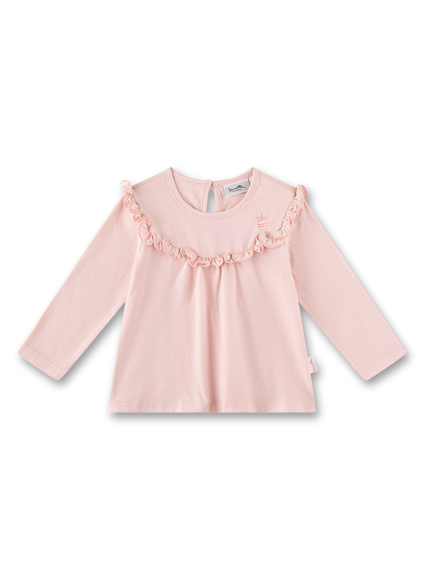 Mädchen-Langarmshirt Rosa