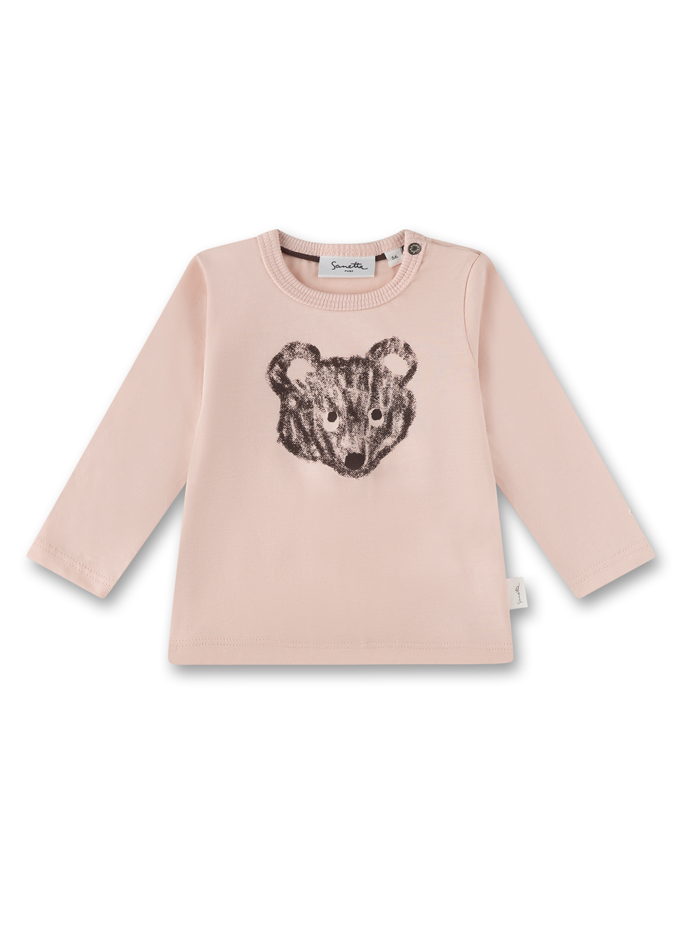 Mädchen-Langarmshirt Rosa