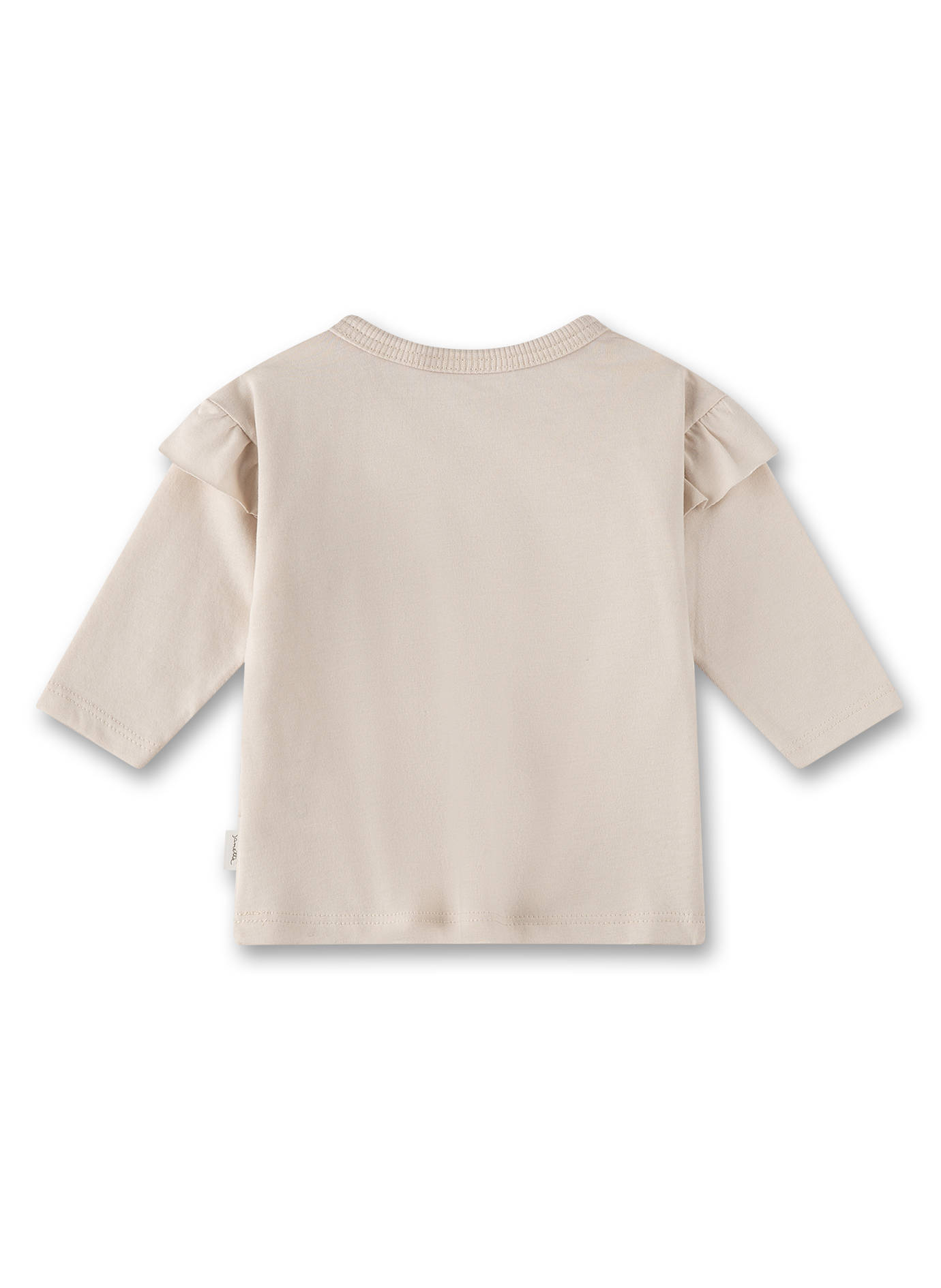 Mädchen-Langarmshirt Beige