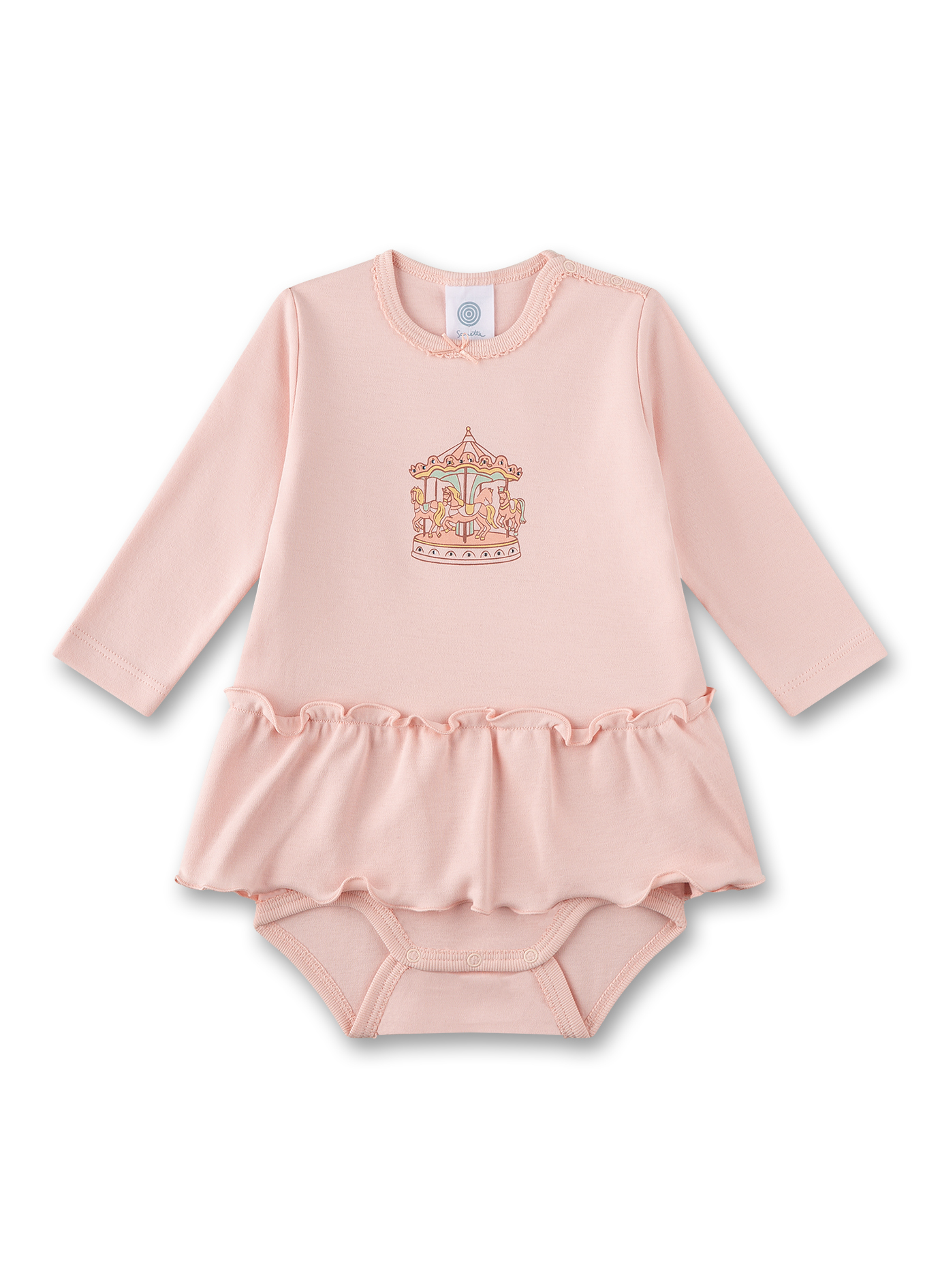 Baby-Body langarm Rosa