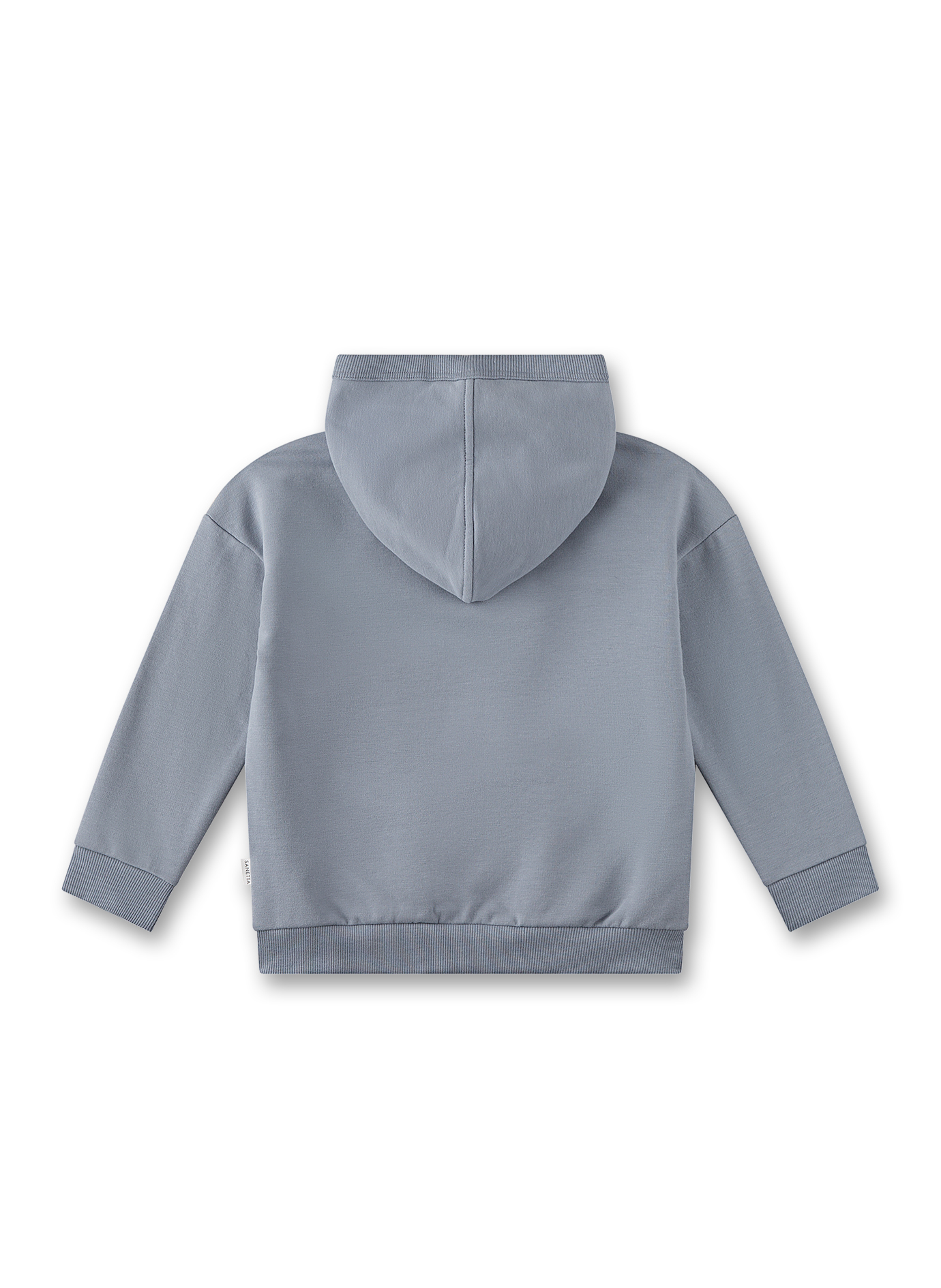 Jungen-Sweatshirt Grau mit Kapuze